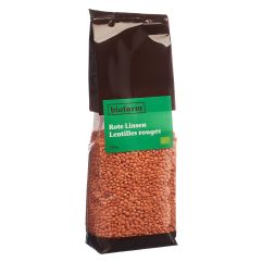 BIOFARM lentilles rouges bourgeon sach 500 g