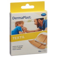 DERMAPLAST TEXTIL pans rapid 8x10cm 10 pce