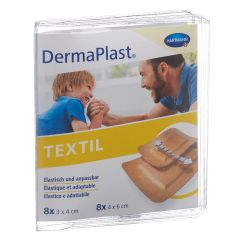 DermaPlast Textil Centro Strip assortiment hautfarbig 16 Stk