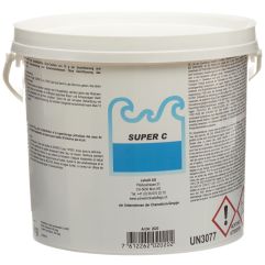 SUPER C Chlorschocktabletten 38 Stk 2.6 kg UN3077