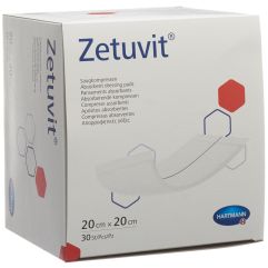 ZETUVIT compresse absorbante 20x20cm 30 pce