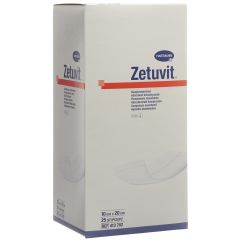 ZETUVIT compresse absorbante 10x20cm stér 25 pce