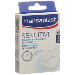 HANSAPLAST Sensitive pansement strips 20 pce