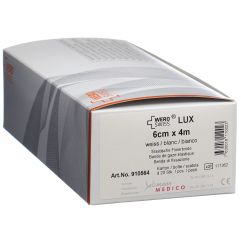 WERO SWISS Lux bande fix gaze él 4mx6cm bla 20 pce