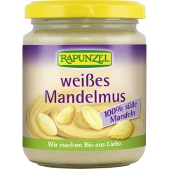 RAPUNZEL purée d'amandes blanche bio verre 250 g