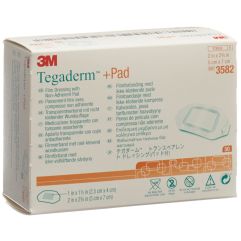 3M Tegaderm+Pad 5x7cm Wundkissen 2.5x4cm 50 Stück