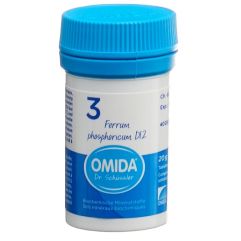 Omida Schüssler Nr3 Ferrum phosphoricum Tabl D 12 Ds 20 g