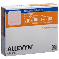 ALLEVYN ADHESIVE pansem adhésif 7.5x7.5cm 10 pce