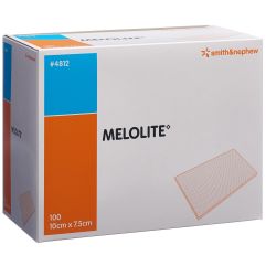 MELOLITE Wundkompresse 10cmx7.5cm 100 Btl