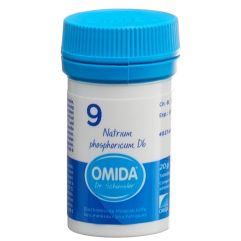 Omida Schüssler Nr9 Natrium phosphoricum Tabl D 6 Ds 20 g