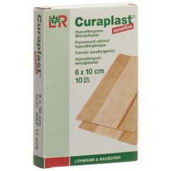 Curaplast Wundverband 6cmx10cm hautfarbig 10 Stk