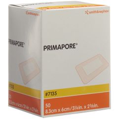 PRIMAPORE pansement adhésif 8.3x6cm stérile 50 pce