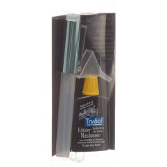 Trybol Mundspray clip-fresh blau 8ml + Kräuter Mundwasser 20 ml