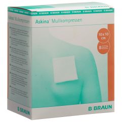 ASKINA Compresse gaze 10cmx10cm stér 25 x 2 pce