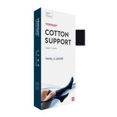 Venosan COTTON SUPPORT Socks A-D S black 1 Paar