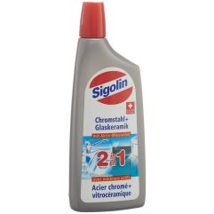 Sigolin 2in1 Chromstahl + Glaskeramik Fl 250 ml