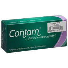 CONTAM tampon vaginal 22mm mini 5 pce