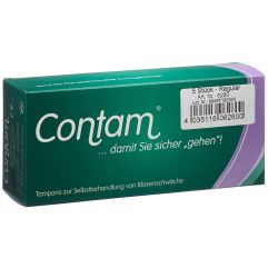 CONTAM tampon vaginal 28mm régulier 5 pce