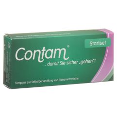 CONTAM tampon vaginal set d'échantill ass 3pce