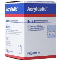 ACRYLASTIC bande adhésive 2.5mx8cm élastique