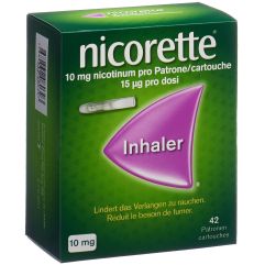 Nicorette Inhaler 10 mg 42 Patronen