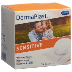 DERMAPLAST SENSITIVE pans rapid bla 8cmx5m rouleau