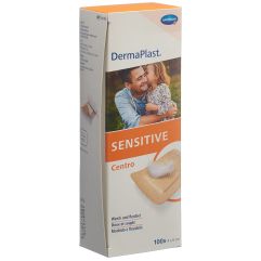 DERMAPLAST SENSITIVE Centro strip 4x6cm ch 100 pce