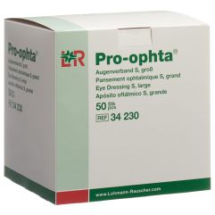 PRO OPHTA S compr oculaire L transparente 50 pce