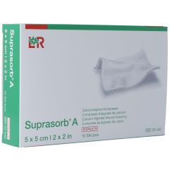 SUPRASORB A compr alginat calcium 5cmx5cm 10 pce