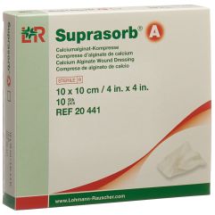 SUPRASORB A compr alginat calcium 10cmx10cm 10 pce