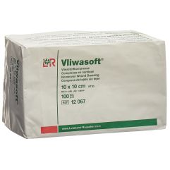 Vliwasoft Vliesstoffkompressen 10x10cm 6-lagig Btl 100 Stk