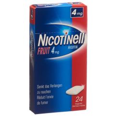 NICOTINELL FRUIT 4 mg 24 Kaugummi