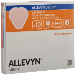 Allevyn Adhesive Sacrum Wundverband 17x17cm 10 Stk