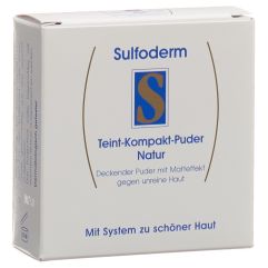 SULFODERM S teint poudre compact bte 10 g