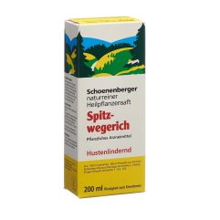 SCHOENENBERGER Plantain suc plantes méd 200 ml