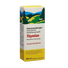 Schoenenberger naturreiner Heilpflanzensaft Thymian 200 ml