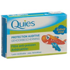 QUIES EARPLANES protect surpression enfants 2 pce