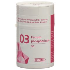 PHYTOMED SCHÜSSLER Nr3 Ferrum phosphoricum Tabl D 6 100 g