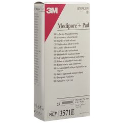 3M Medipore+Pad 10x25cm Wundkissen 5x20.5cm 25 Stk