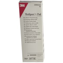 3M MEDIPORE+PAD 10x35cm compresse 5x30cm 25 pce