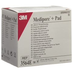 3M MEDIPORE+PAD 6x10cm compresse 3.4x6.5cm 50 pce