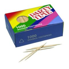 PARTY TIME cure dents bois rond 5000 pce