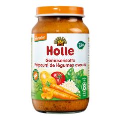 HOLLE potpourri légumes avec riz bio 220 g