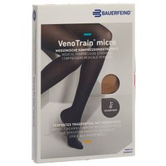 VENOTRAIN MICRO A-D KKL2 L plus/long geschlossene Fussspitze caramel 1 Paar