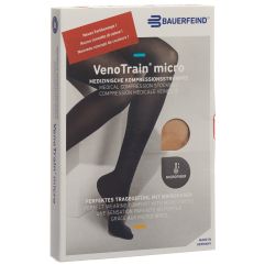 VENOTRAIN MICRO A-D KKL2 L plus/long geschlossene Fussspitze creme 1 Paar