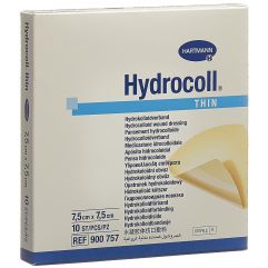 HYDROCOLL THIN pans hydrocolloide 7.5x7.5cm 10 pce