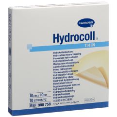 HYDROCOLL THIN pans hydrocolloide 10x10cm 10 pce