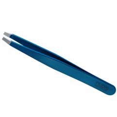 RUBIS Pincette droite bleue Inox