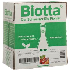 BIOTTA Cocktail de légumes Bio 6 fl 5 dl