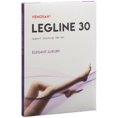 VENOSAN LEGLINE 30 a-t XS black 1 paire